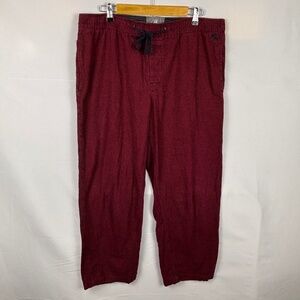 Express Men's Loose Wide-Leg Lounge Pants Sz L Drawstring‎ Casual Sports Flannel